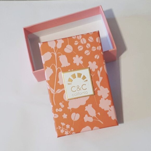 NWOT C&C California beaded evil eye drop earrings - Picture 5 of 6